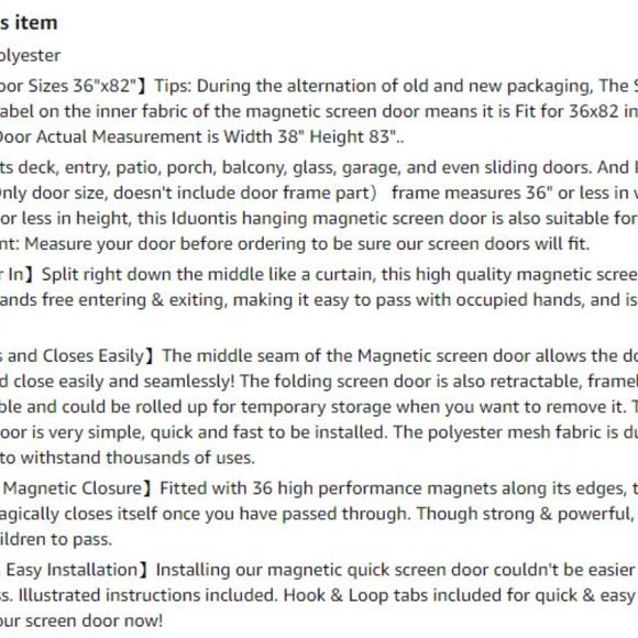 Magnetic Mesh Screen Door - Picture 6 of 7